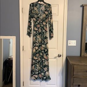 Long sleeve Vici floral maxi dress